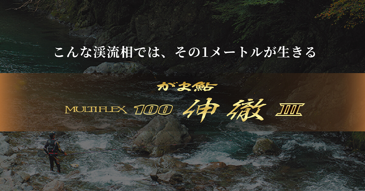 がま鮎MULTIFLEX100伸徹Ⅲ | がま鮎2021特設サイト