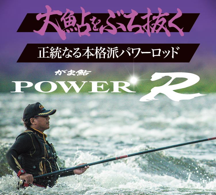 がま鮎パワーR 大鮎をぶち抜く正統なる本格派パワーロッド